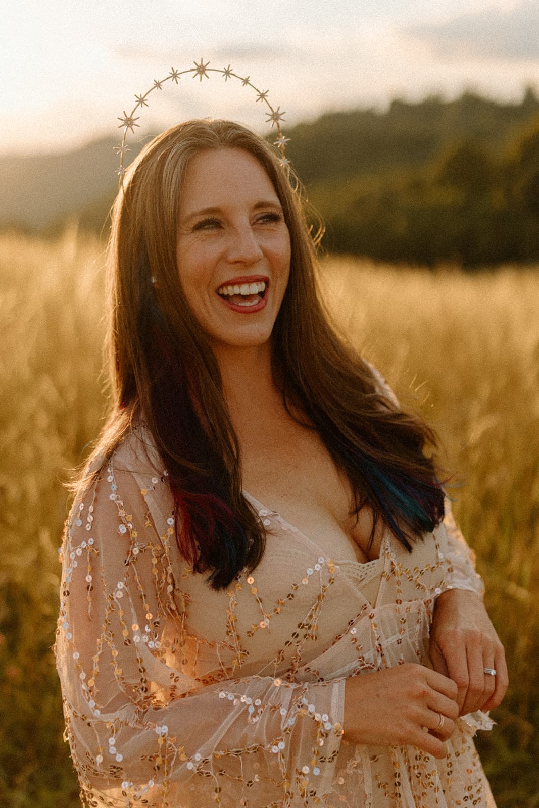 Sarah M. Murphy at golden hour